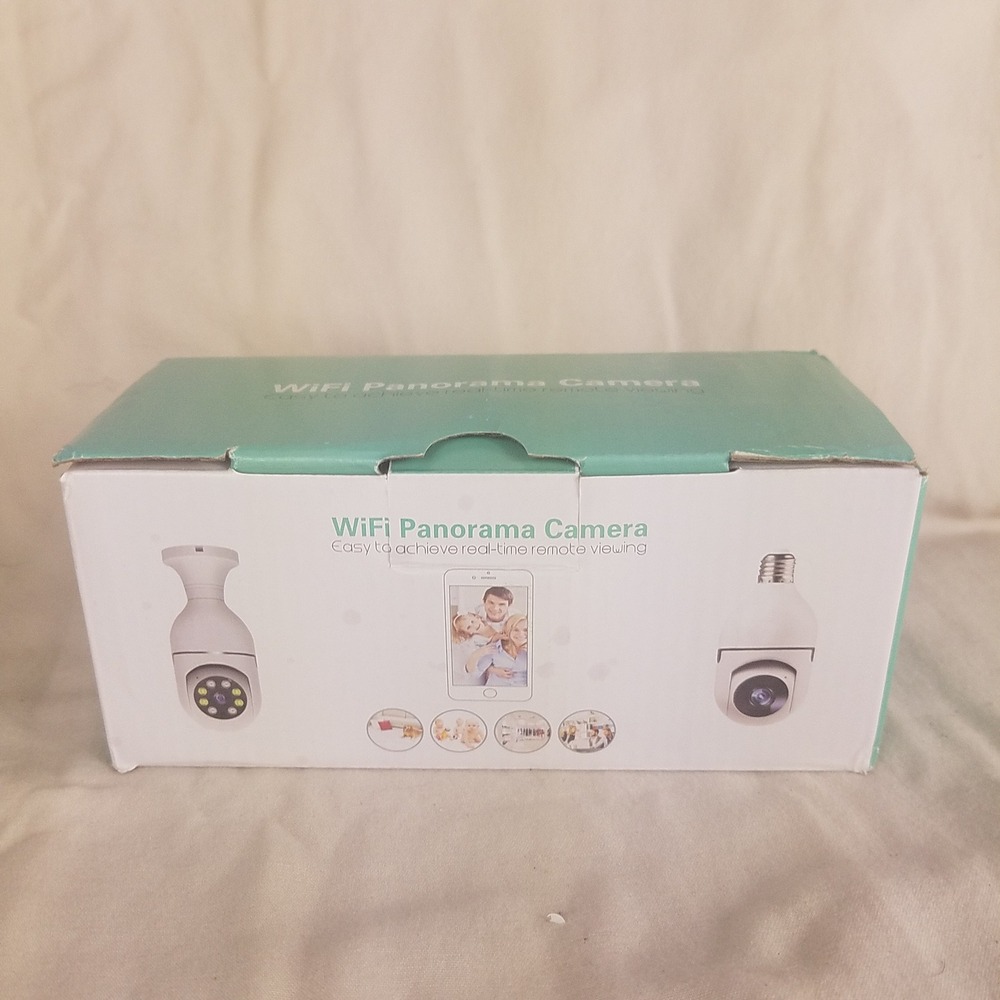 WiFi Panorama Camera 360 Degree Light Bulb Security Camera Night Vision Yi IoT
